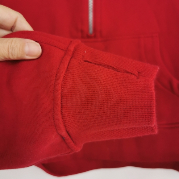 Lululemon Scuba Oversized Funnel-Neck Half ZipTrue Red size M/L - Picture 11 of 14